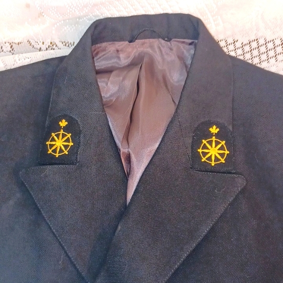 Canadian Wool Military (Navy) Jacket - Navy Blue Men's 5072) - Picture 3 of 10